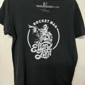 Rocket Man Black T-Shirt